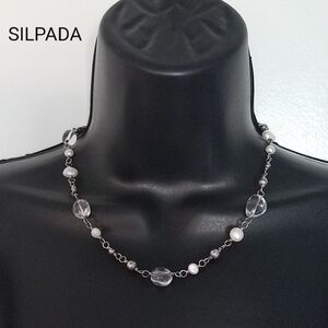Silpada Sterling Silver & Freshwater Pearl Necklace